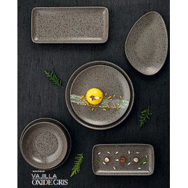 VAJILLA PORTELANA "OXIDE GRIS"