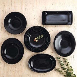 VAJILLA PORTELANA "ROCCA - GRIS"