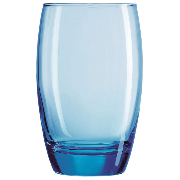 VASO ALTO SALTO AZUL 32 cl Ø 7,6 x 12,1 cm (Caja 24 Unid.)