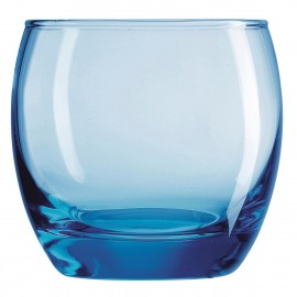 VASO BAJO SALTO AZUL 32 cl Ø 9 x 8,4 cm (Caja 24 Unid.)