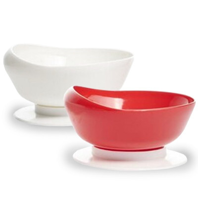 Vaso con área nasal recortada.