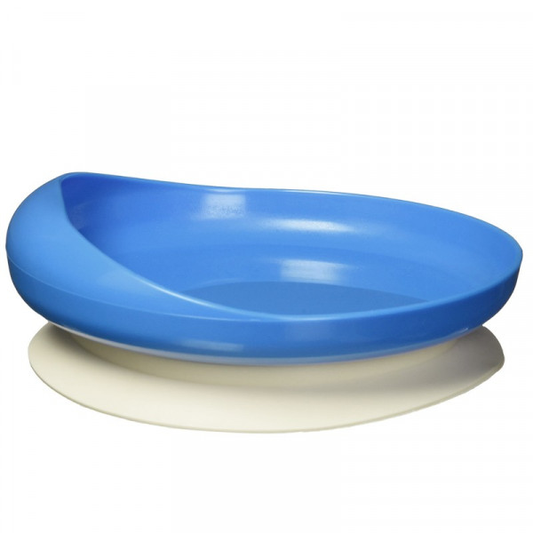 PLATO CON BORDE ALTO Y VENTOSA